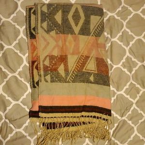 Charming Charlies Giant Aztec Sweater Scarf